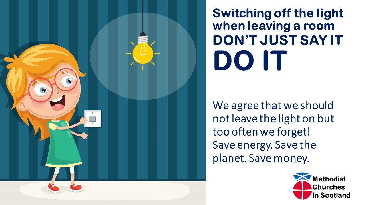 February Eco-Challenge - switch off the light when you leave