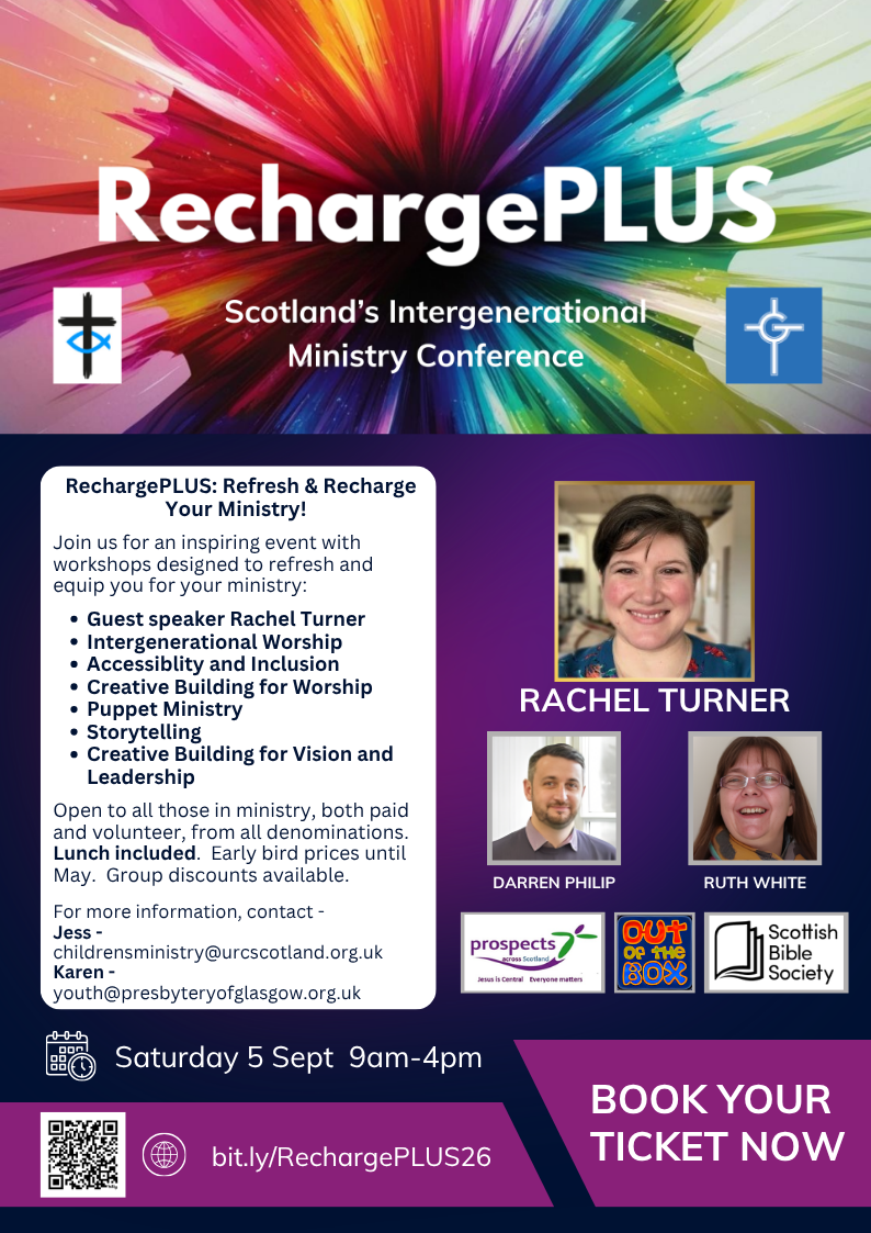 Poster for recharge plus 5 September 2026, Glasgow